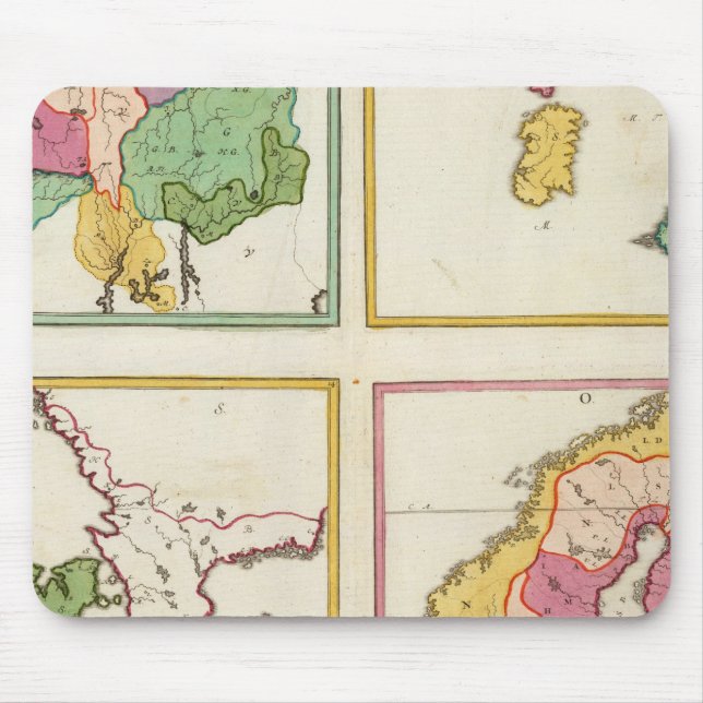 Baltische Staaten Mousepad (Vorne)