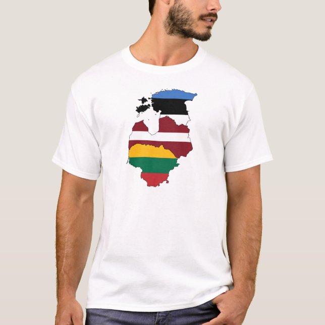Baltische Staaten T-Shirt (Vorderseite)