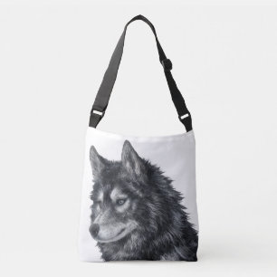 Balto Dog Art Tragetaschen Mit Langen Trägern