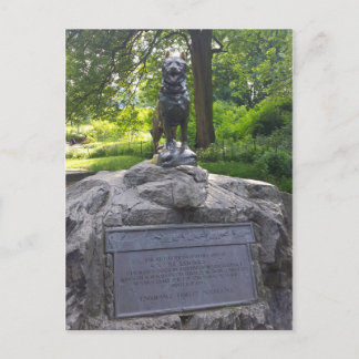 Balto-Statue im Central Park Postkarte