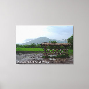 Baluran Mount Nationalpark Indonesien Reise Foto Leinwanddruck