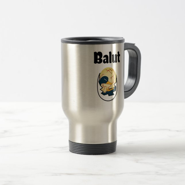 Balut Eientenembryoei-Protein Filipino Reisebecher (VorderseiteRechts)