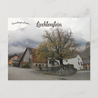 Balzers Liechtenstein Postkarte