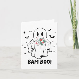 Bam Boo Halloween-Geist Mahjong Lustiges Kostüm Sp Karte