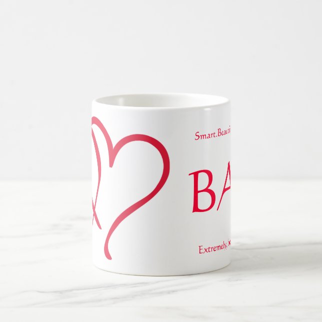 Bam-Herz-Tasse Kaffeetasse (Mittel)