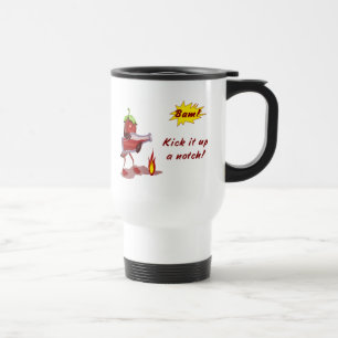 Bam treten es herauf eine Kerben-Tasse Reisebecher