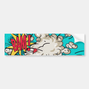 BAM! Wham Boom! Autoaufkleber