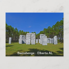 Bamahenge - Elberta AL Postkarte