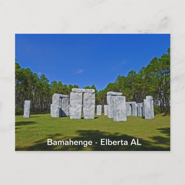 Bamahenge - Elberta AL Postkarte (Vorderseite)