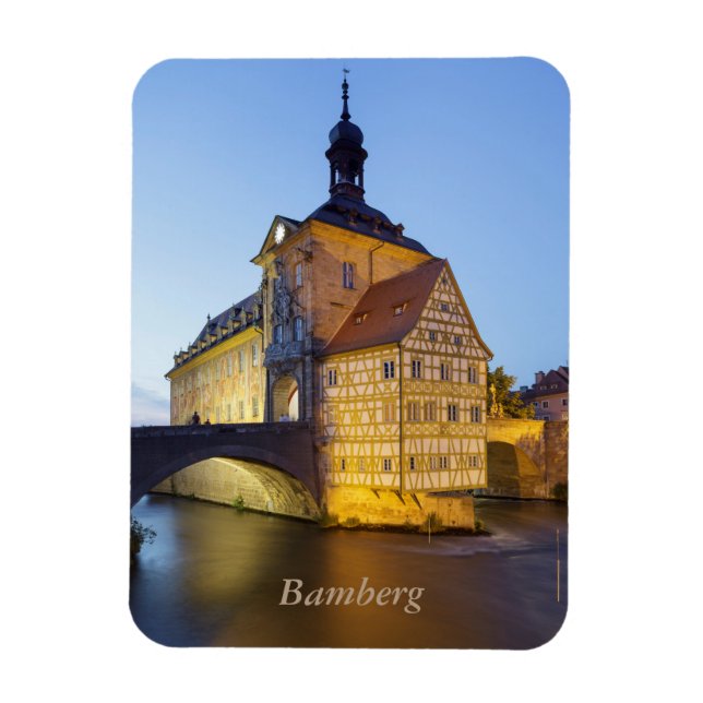 Bamberg-Abend Magnet (Vertikal)