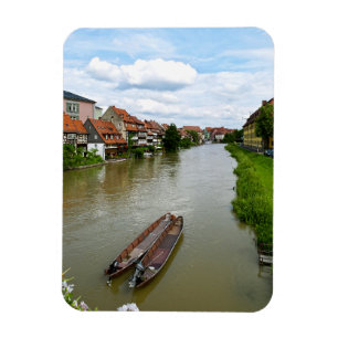 Bamberg Bayern Regnitz Fluss Malerei Effekt Kunst Magnet