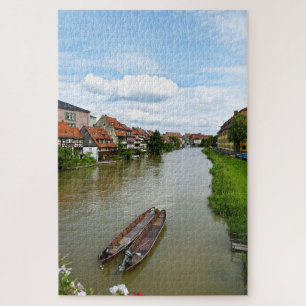 Bamberg Bayern Regnitz Fluss Malereieffekt Kunst