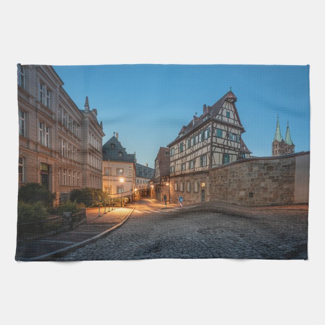 Bamberg Deutschland Geschirrtuch (Horizontal)