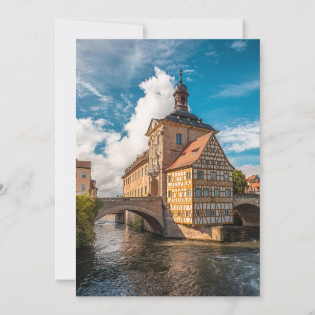 Bamberg Deutschland Karte (Vorderseite)