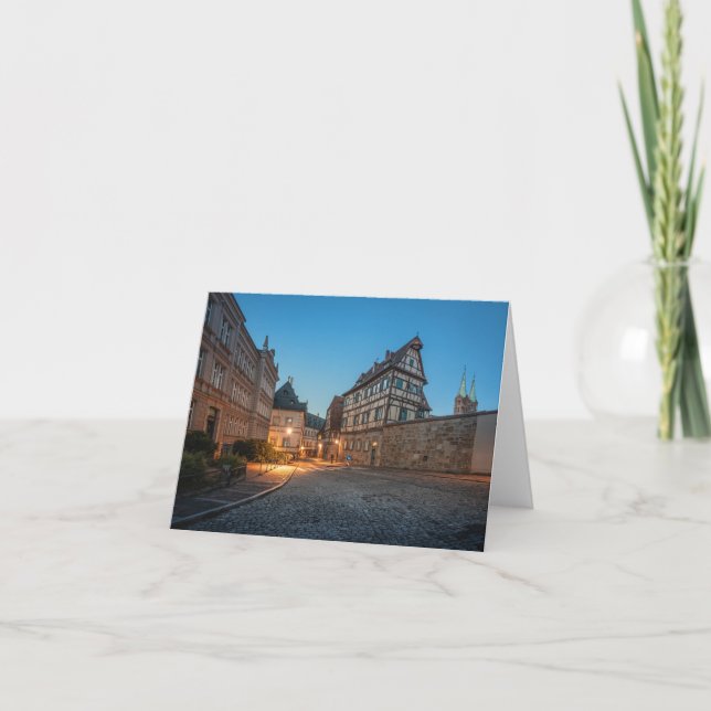 Bamberg Deutschland Karte (Vorderseite)
