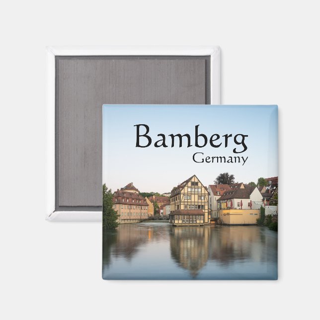 Bamberg Deutschland Magnet (Vorderseite/Rückseite)