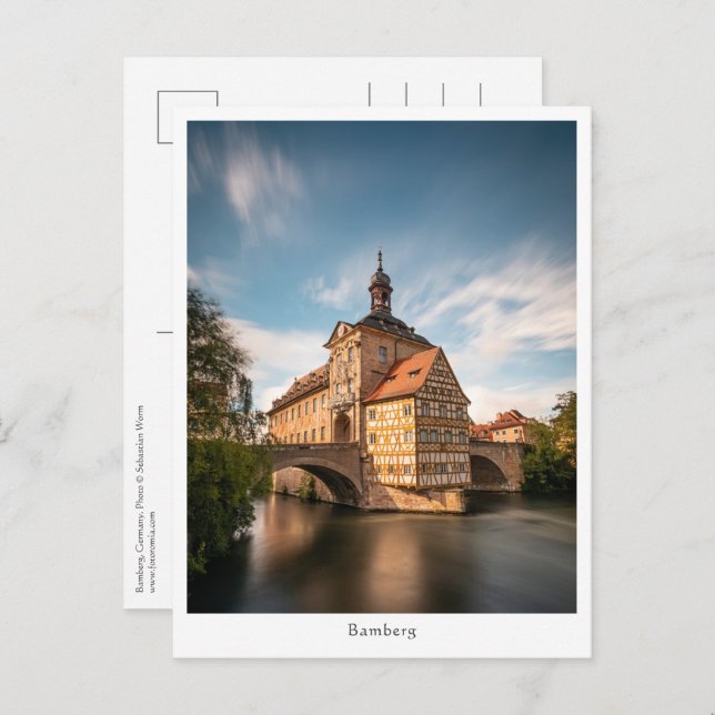 Bamberg Deutschland Postkarte (Vorne/Hinten)