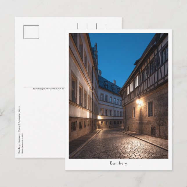 Bamberg Deutschland Postkarte (Vorne/Hinten)