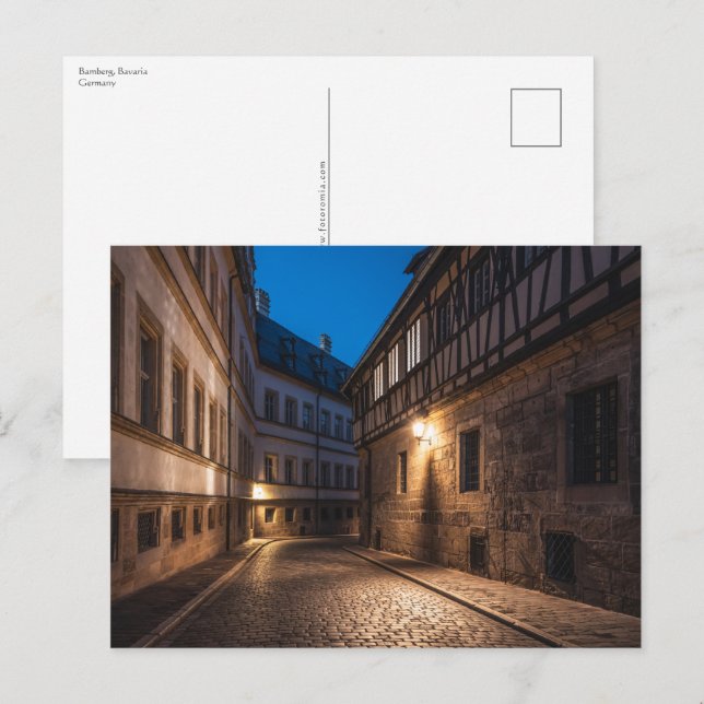 Bamberg Deutschland Postkarte (Vorne/Hinten)