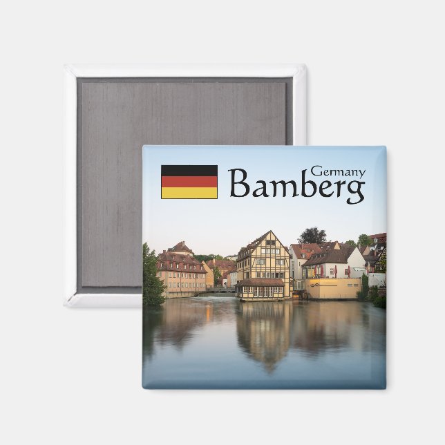 Bamberg Deutschland Souvenir Magnet (Vorderseite/Rückseite)