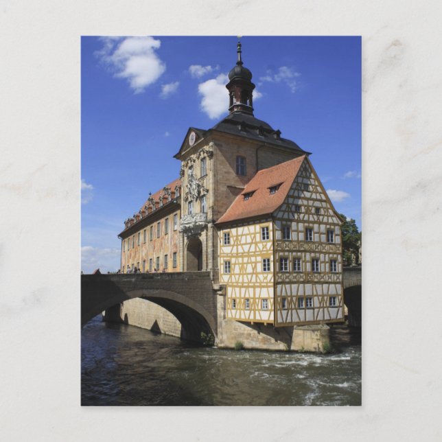 Bamberg, Deutschlands Rathaus Postkarte (Vorderseite)