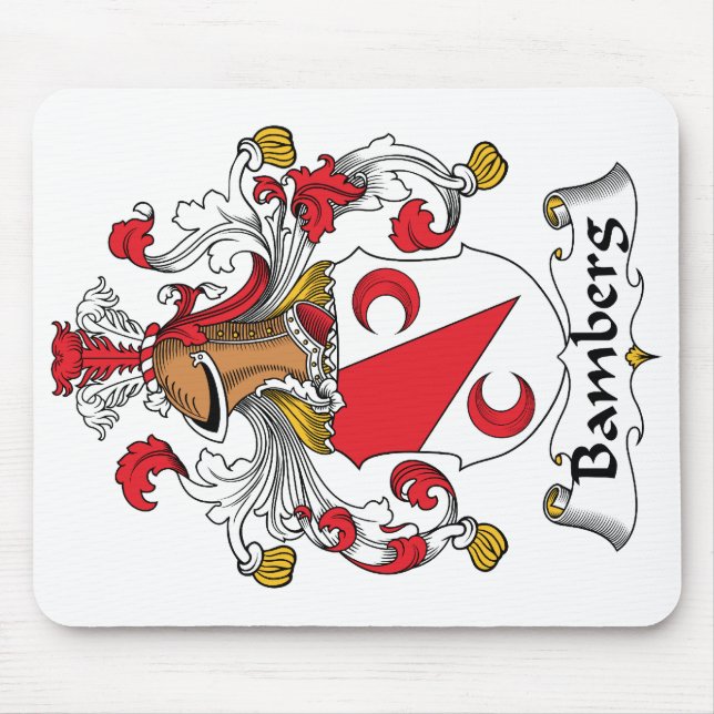 Bamberg-Familienwappen Mousepad (Vorne)