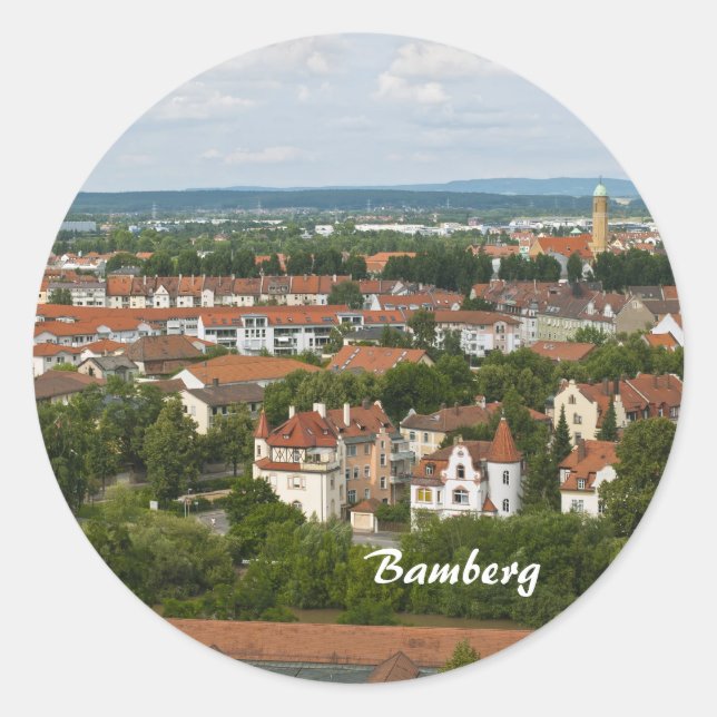 Bamberg Runder Aufkleber (Vorderseite)