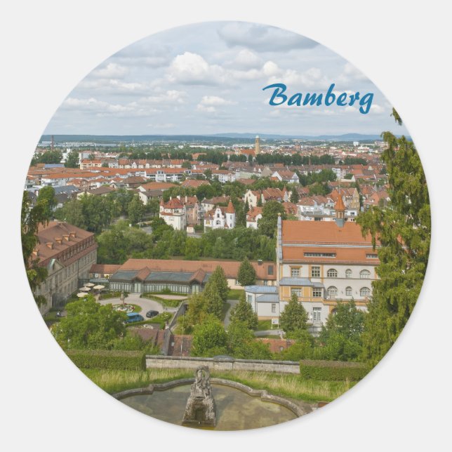 Bamberg Runder Aufkleber (Vorderseite)