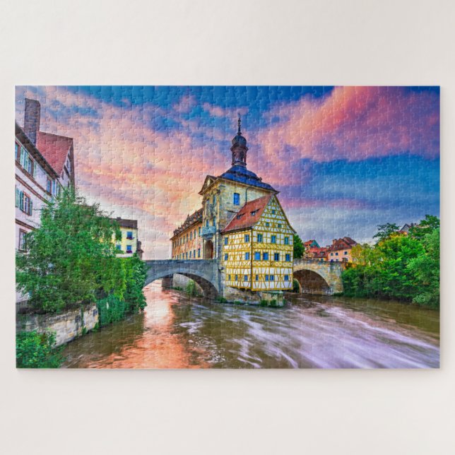 Bamberger Sonnenuntergang in Deutschland (Horizontal)
