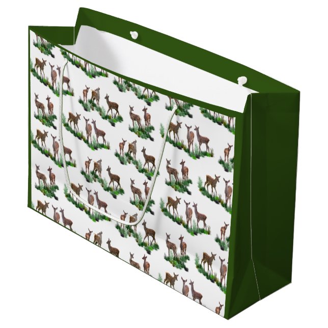 Bambi Meadow-Geschenktasche Große Geschenktüte (Vorderseite Schrägansicht)