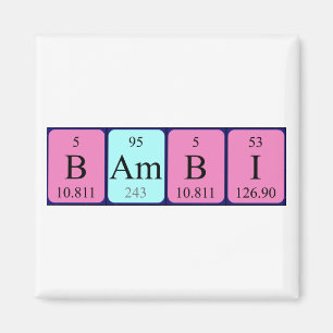 Bambi-Periodenmagnet Magnet