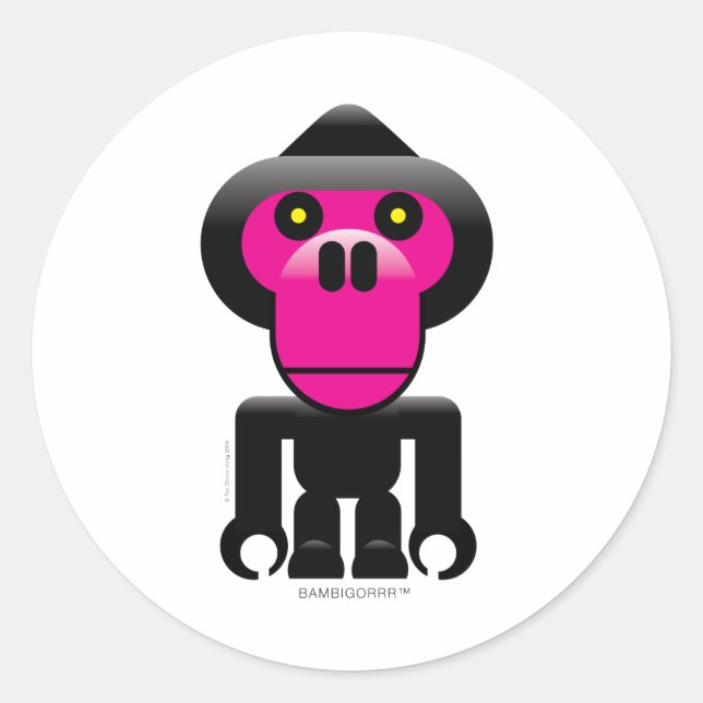 BambiGorr™ Runder Aufkleber (Vorderseite)