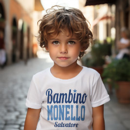 Bambino Monello Funny Italian Little Boy's T-Shirt