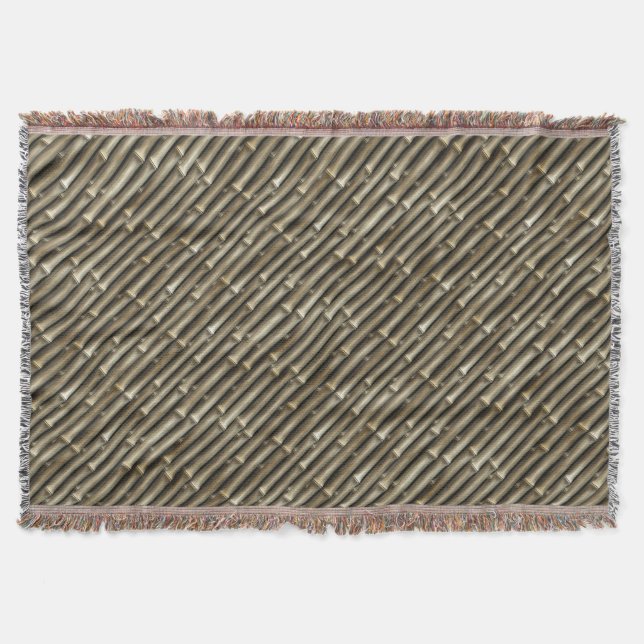 Bamboo 1 Throw Blanket Decke (Vorderseite)