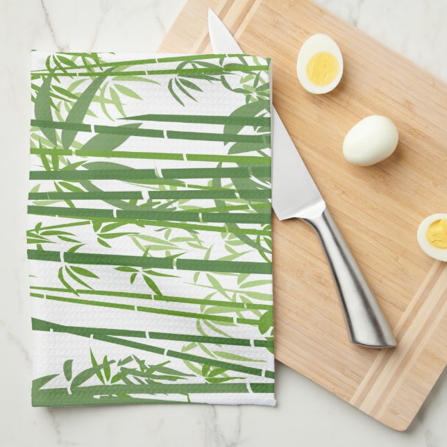 Bamboo 7 geschirrtuch (Viertel Falte)
