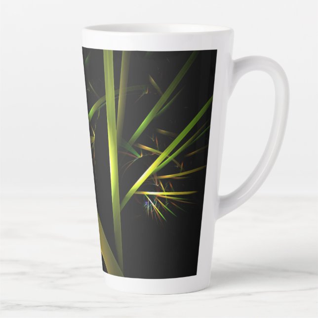 Bamboo Abstrakt Milchtasse (Rechts)