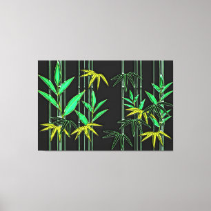 Bamboo Art 3 Leinwanddruck