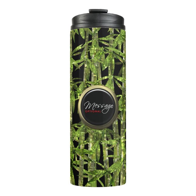 Bamboo Art 4 Optionen Thermosbecher (Vorderseite)