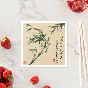 Bamboo Art Elegante Paper Party Napkin Serviette