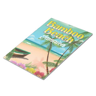 Bamboo Beach Jamaica Notizblock
