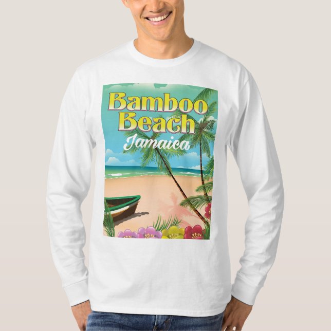 Bamboo Beach Jamaica T-Shirt (Vorderseite)