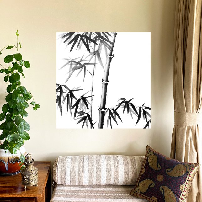 Bamboo - chinesischer Stil - uneingerahmt Poster (Von Creator hochgeladen)