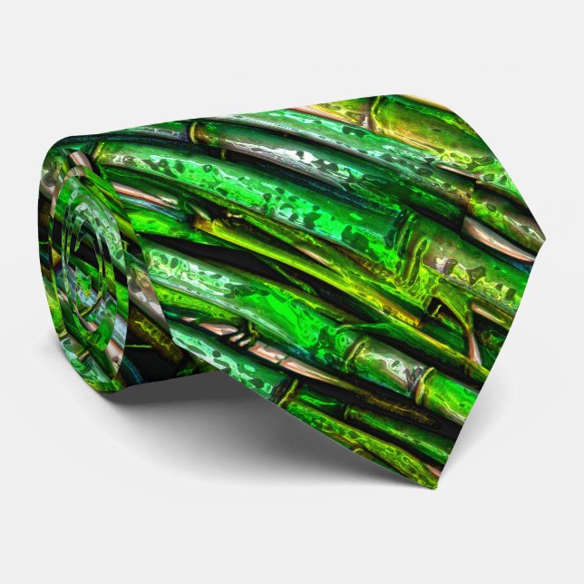 Bamboo Chrome 1 Krawatte (Gerollt)