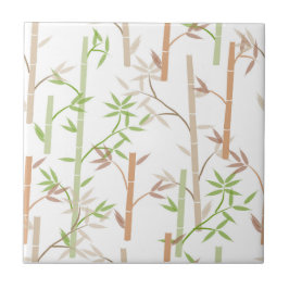 Bamboo Foliage Orientale Blätter Fliese