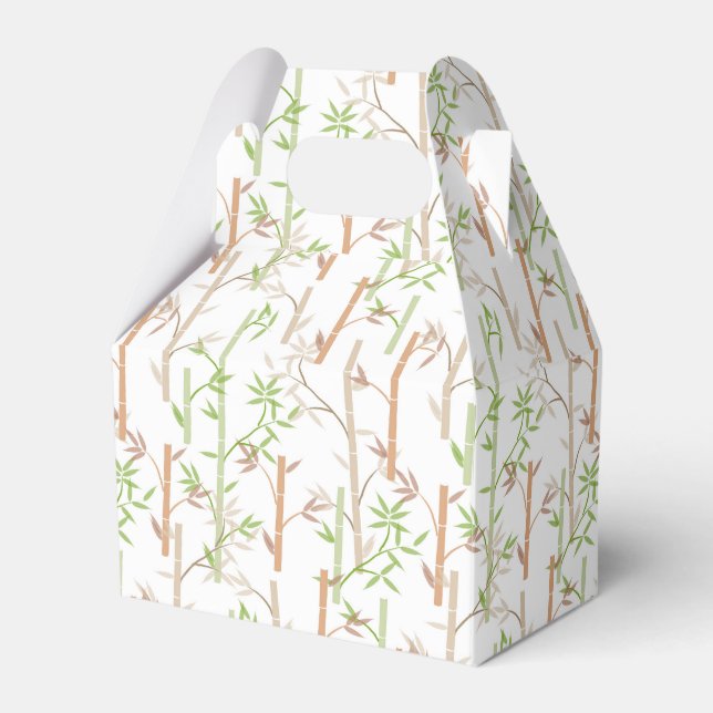 Bamboo Foliage Orientale Blätter Geschenkschachtel (Vorderseite)