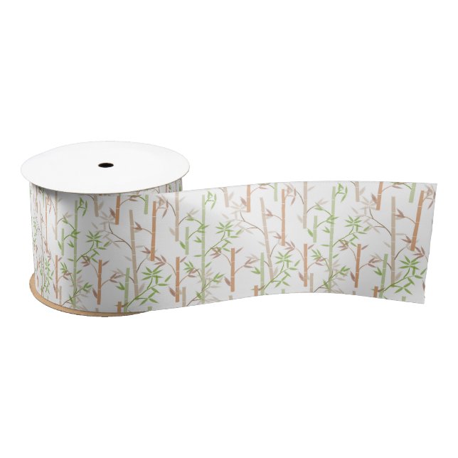 Bamboo Foliage Orientale Blätter Satinband (Spule)