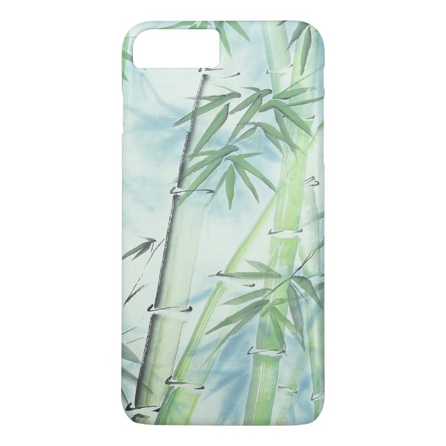 Bamboo Forest - grüner Fall Mate iPhone Case (Rückseite)
