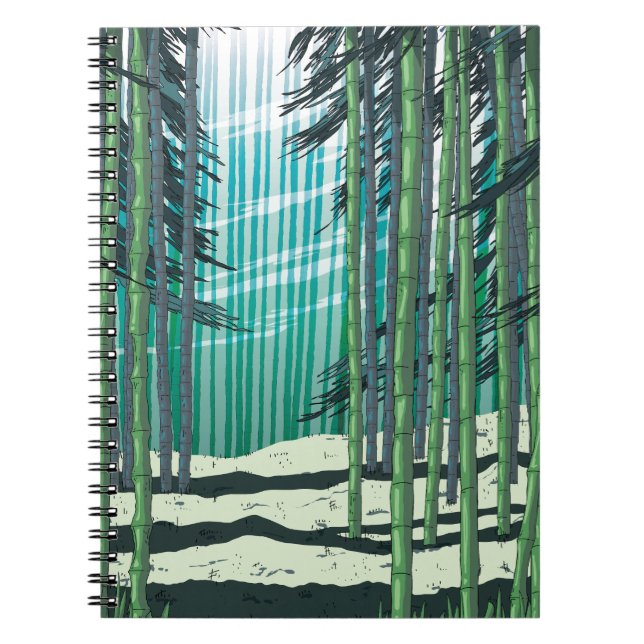 Bamboo Forest Notizblock (Vorderseite)