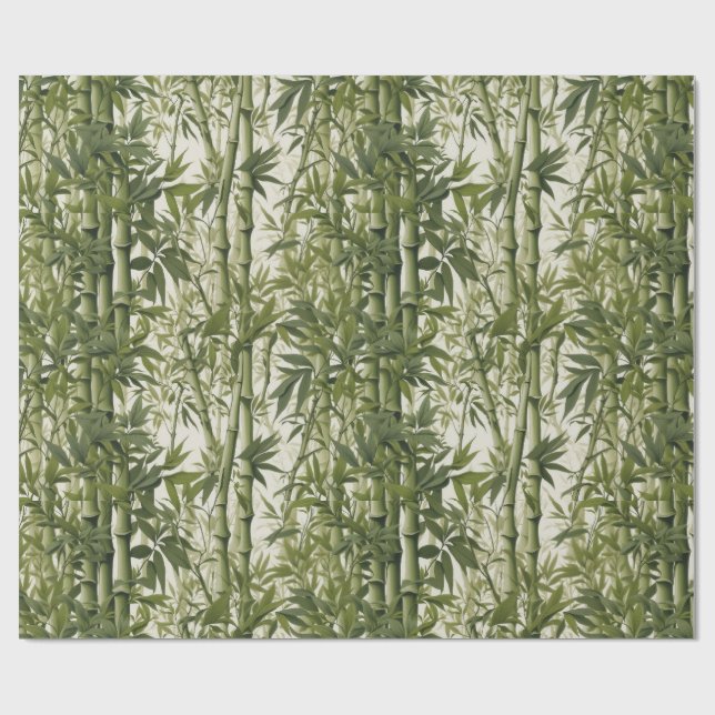 Bamboo Geschenkpapier (Flach)