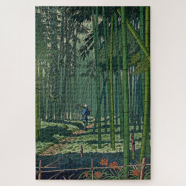 Bamboo Grove von Saga Fujishima Takeji (Vertikal)